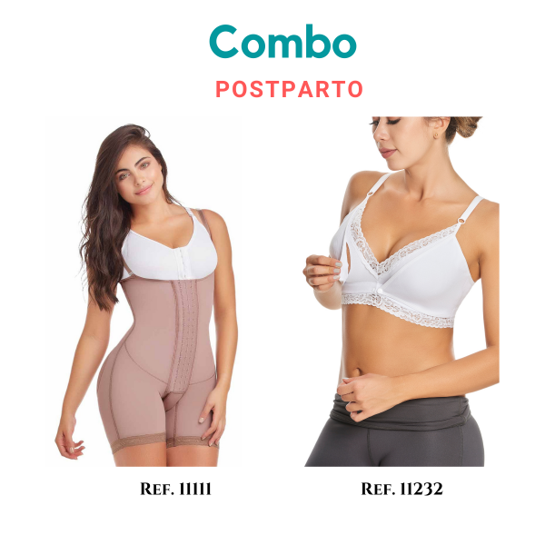 Faja postparto y brasier materno compra en combo